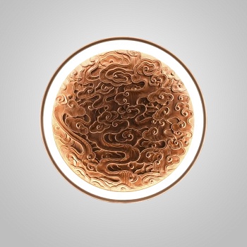 Настенный светодиодный светильник RODA WALL D40 Dark Brown by ImperiumLoft