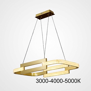 Подвесной светильник LOUELLA  A L77 Brass Трехцветный свет by ImperiumLoft