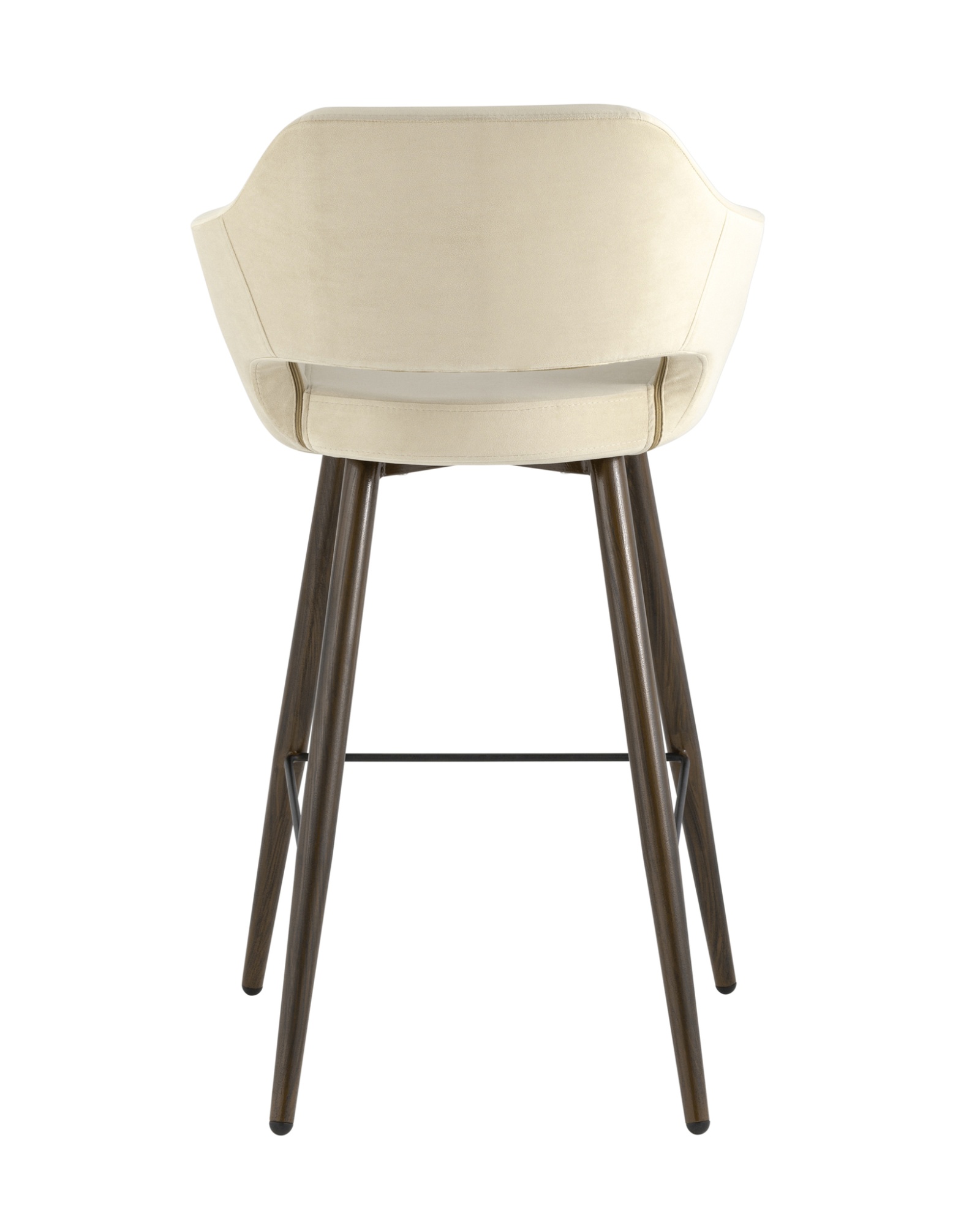 Стул барный Саймон велюр бежевый Stool Group