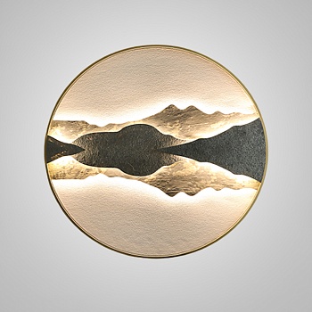 Настенный светильник DAWN B A D80 Brass by ImperiumLoft