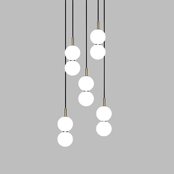 Подвесной светильник ROCCO COMBO A 5 подвесов by ImperiumLoft