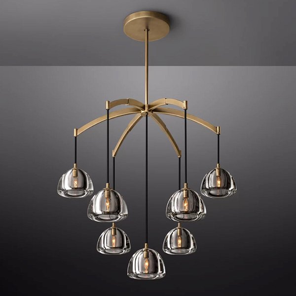 Подвесная люстра Future D92 Brass by ImperiumLoft