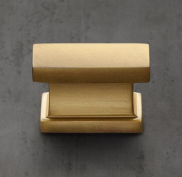 Ручка-кнопка Restoration Hardware Strande L.3.8 Polished Brass
