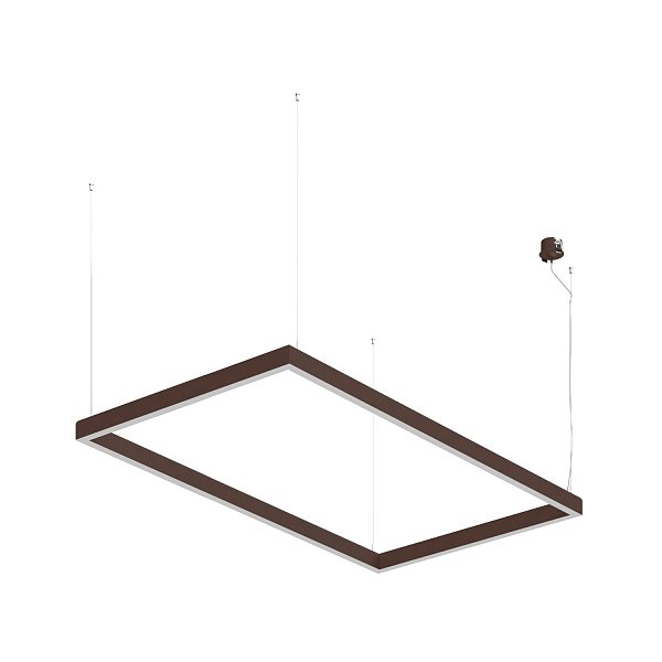 Подвесной светодиодный светильник Ledron SKYLINE Basic 670х1170 Brown 3000K