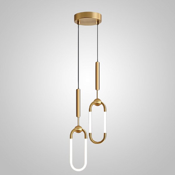 Подвесной светильник FINNUR DUO B H30 Brass by ImperiumLoft