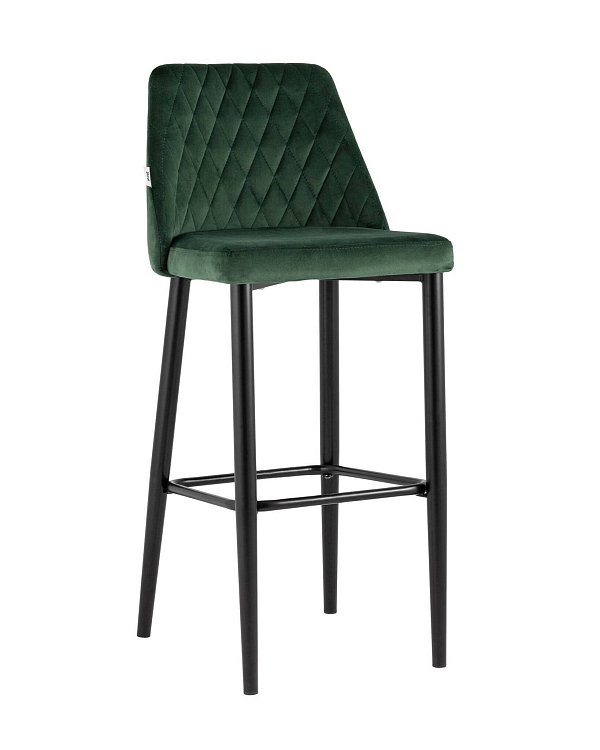 Стул барный Диего велюр зелёный Stool Group