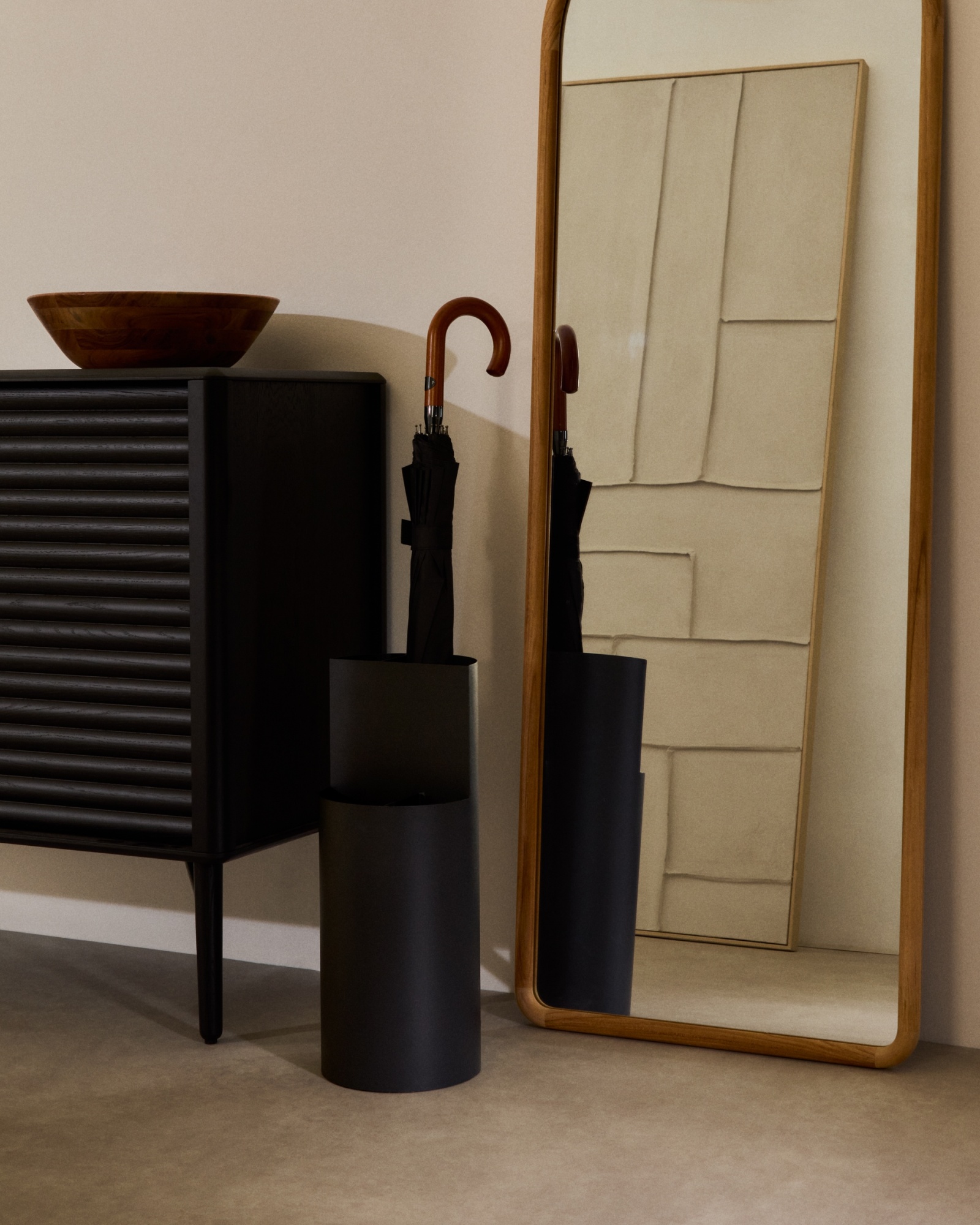 Atin Подставка для зонтов из серого металла La Forma (ex Julia Grup)