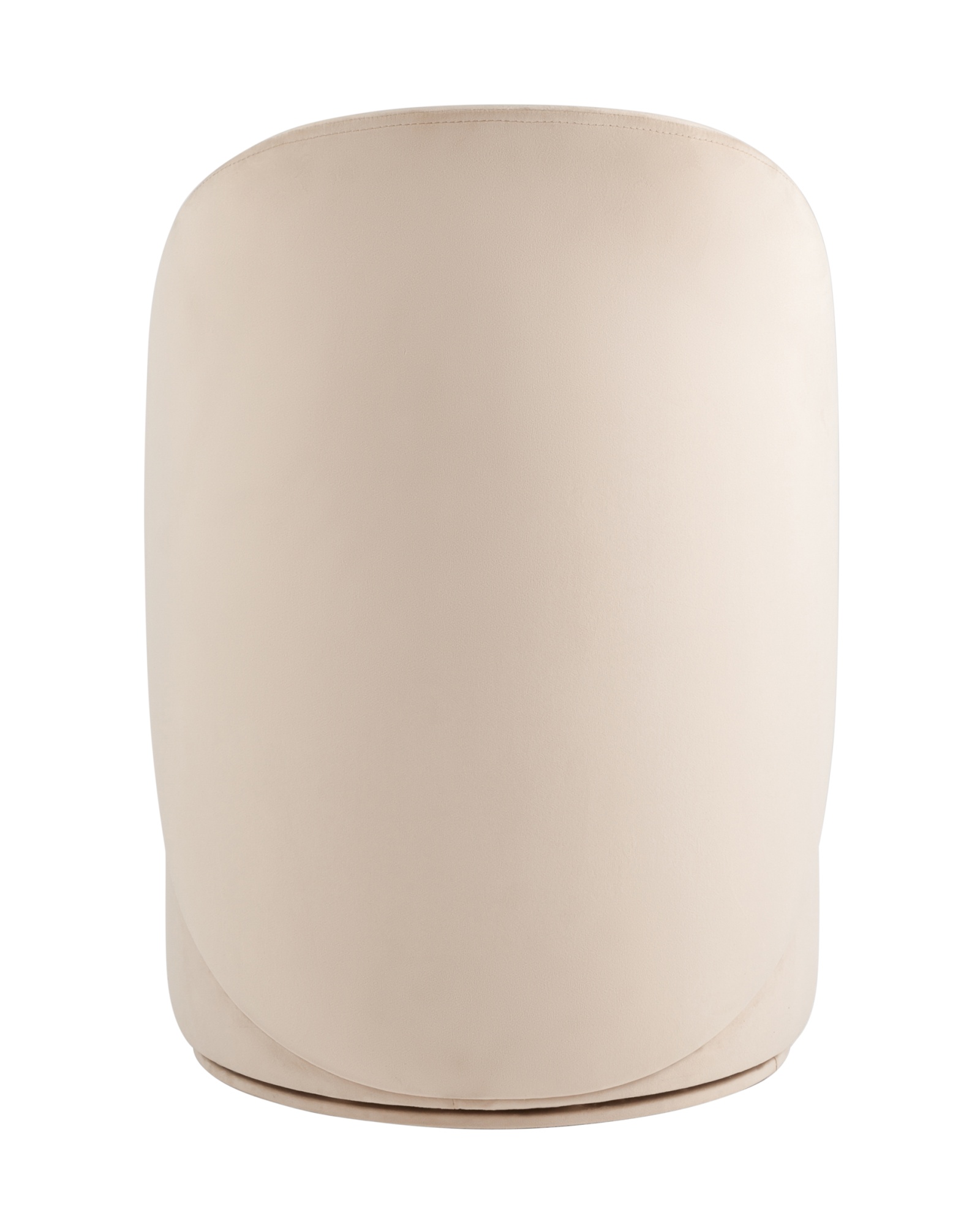 Пуф Loreen вращающийся велюр молочный Stool Group