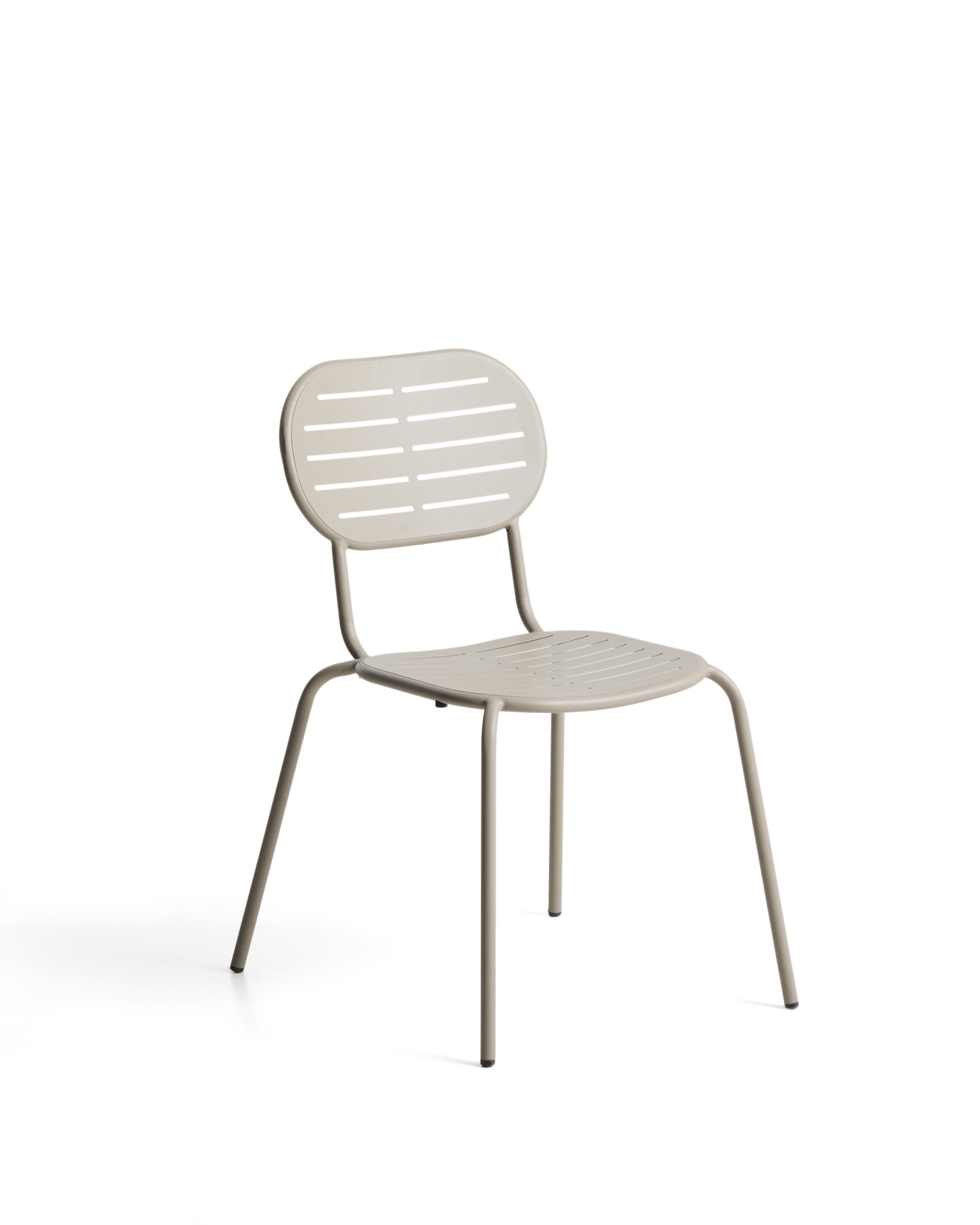 Уличный стул Brai из оцинкованной стали бежевого цвета La Forma 482197