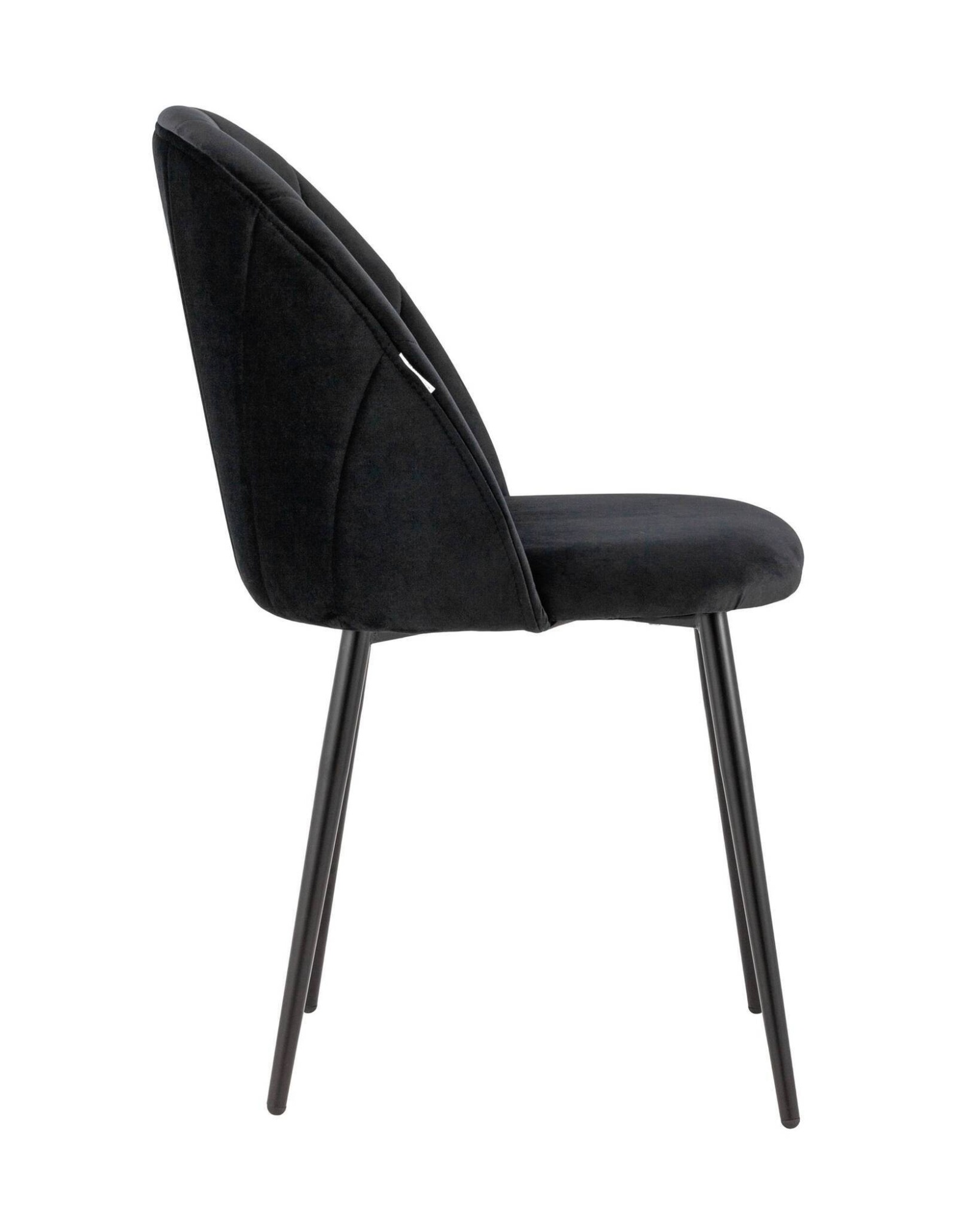 Стул Логан велюр черный Stool Group