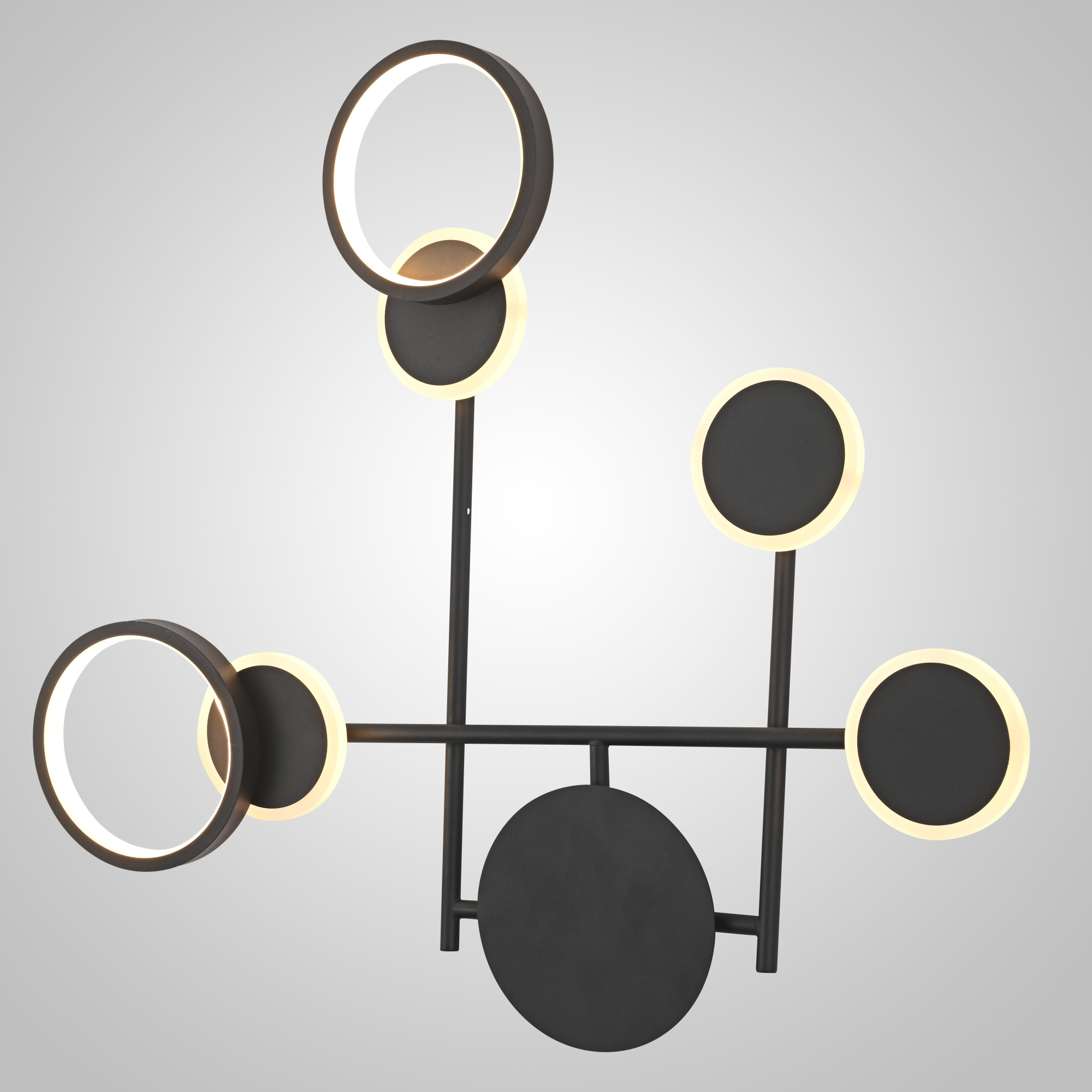 Настенный светильник ZINGY E Black by ImperiumLoft