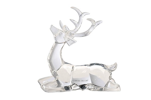 Статуэтка "Олень" прозрачная Garda Decor 55RD5605
