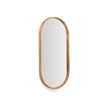 Magda Зеркало из массива тикового дерева с натуральной отделкой Ø 45 x 95 см La Forma (ex Julia Grup)