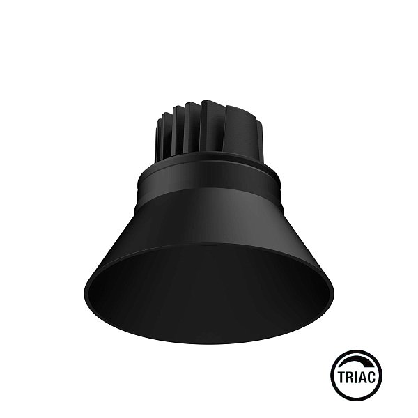 Встраиваемый светильник ELIOS BELL IP20 10W черный 15є 2700K TRIAC Faro