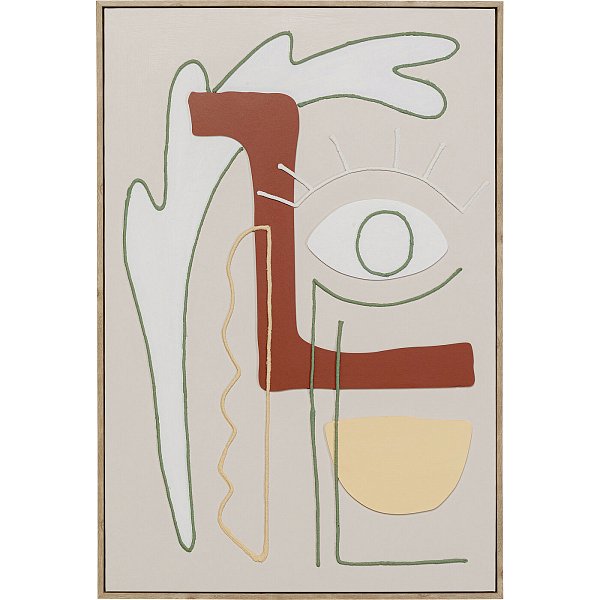 Картина на холсте Art Eye Right 60x90 см KARE 56182