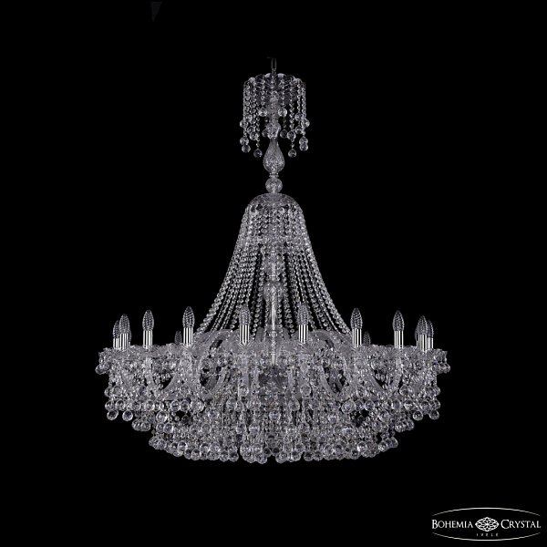 Люстра хрустальная 1409/20/400/XL-133 Ni