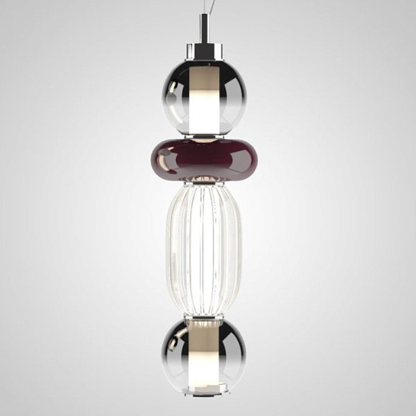 Подвесной светильник HAMEL Burgundy by ImperiumLoft
