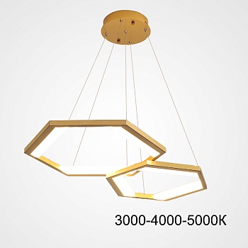 Подвесная люстра VENEZIA L95 Трехцветный свет by ImperiumLoft