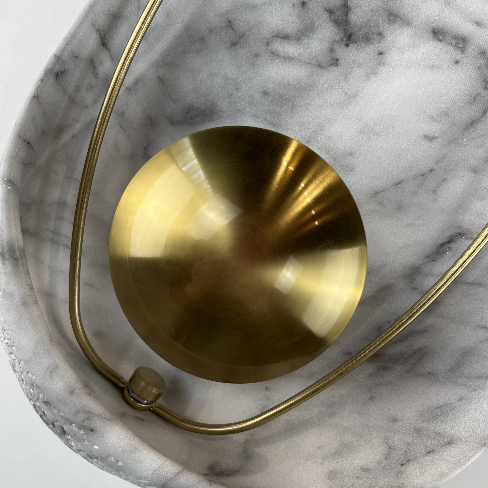 Настенный Светильник Clam Белый Мрамор By Imperiumloft