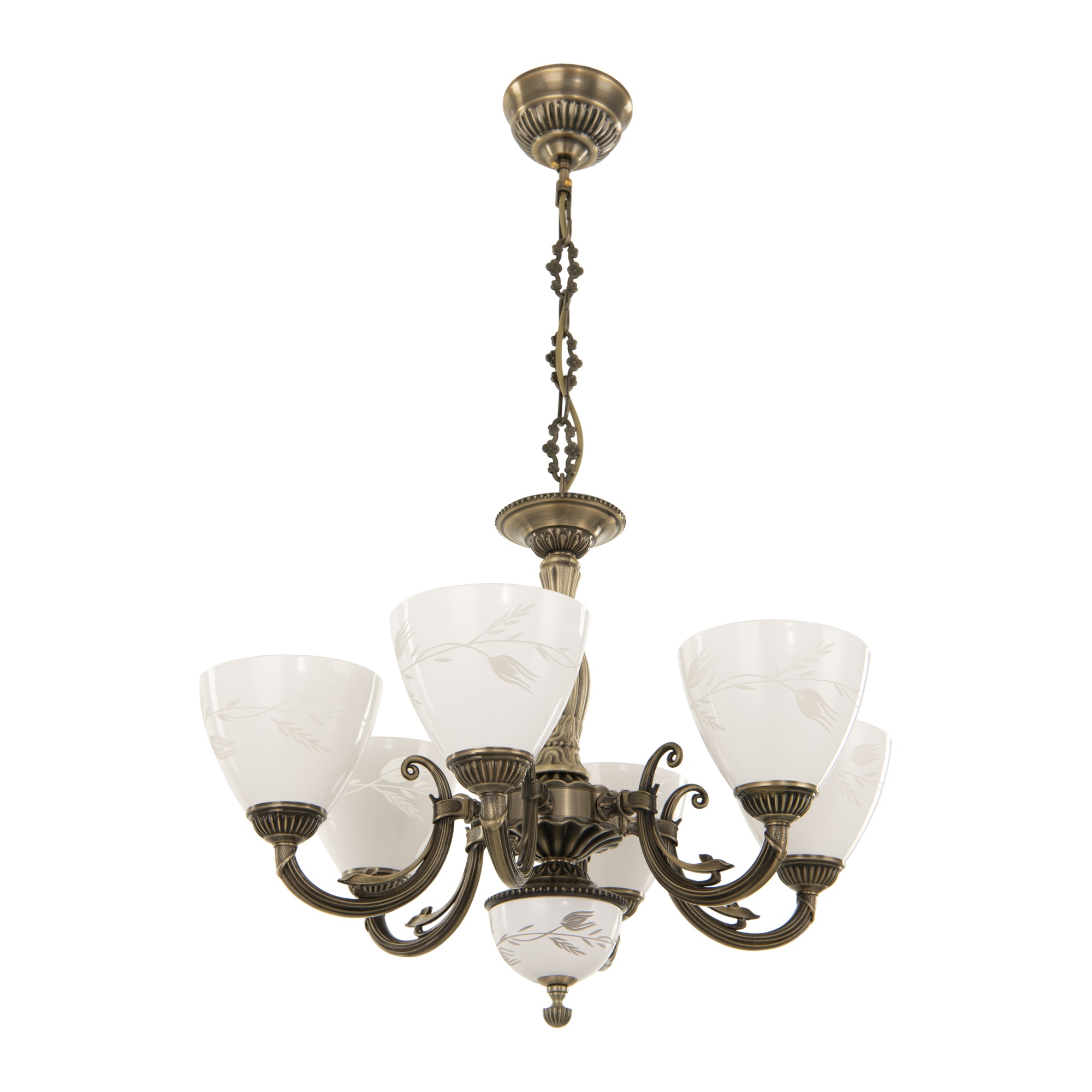 Люстра с плафонами 343659/6 AB Arte Milano