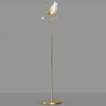 Торшер BIRDIE FL Brass by ImperiumLoft