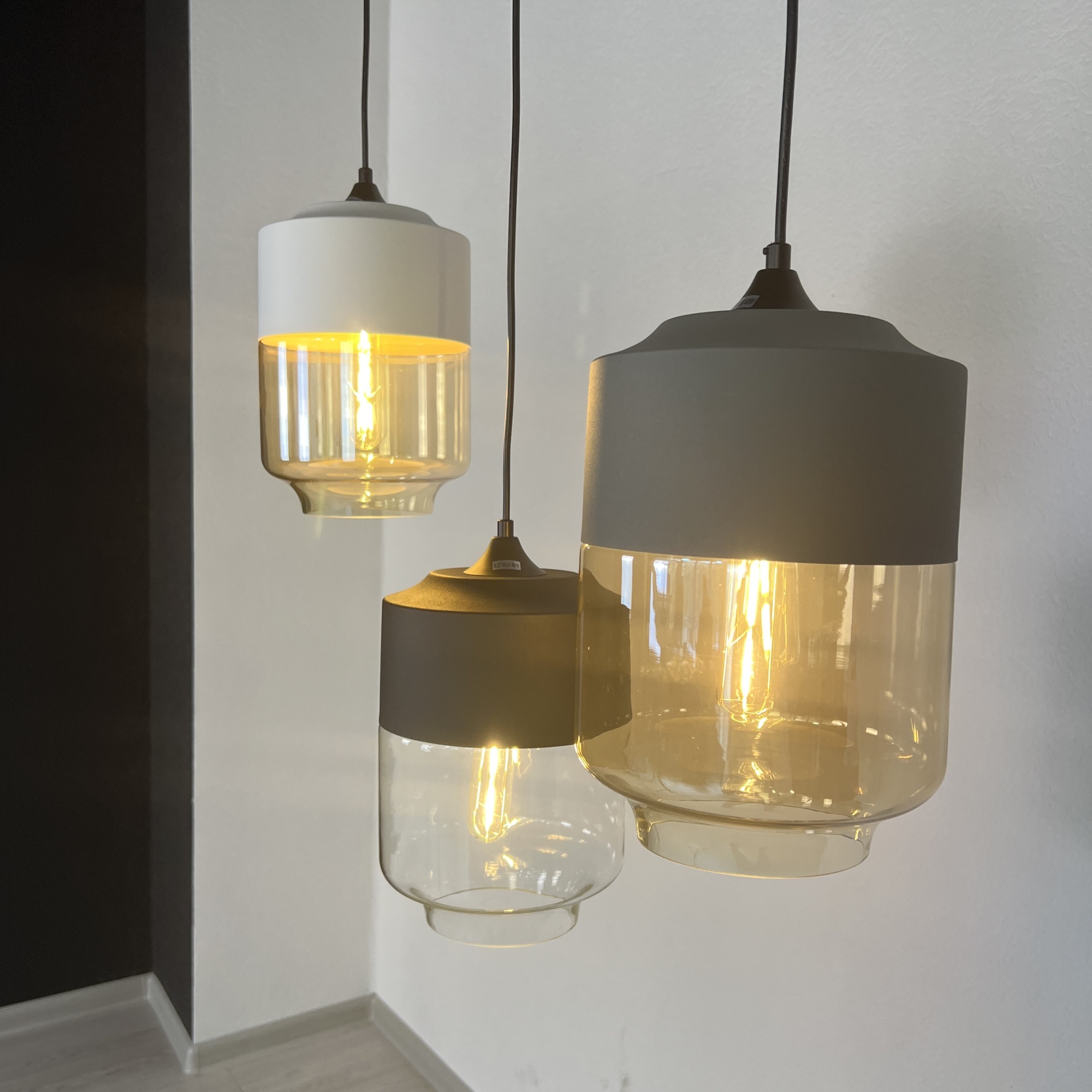 Подвесной Светильник Nord A D18 Black/Amber By Imperiumloft