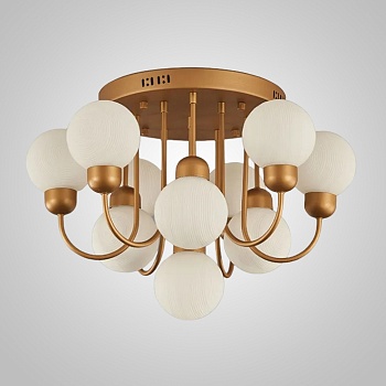 Люстра на штанге DUM L10 White by ImperiumLoft