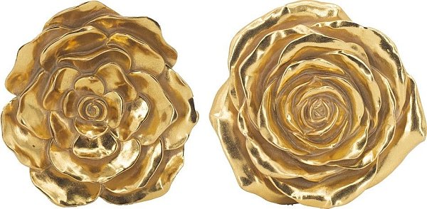 Декор настенный Цветы, набор Glasar 78732-GOLD-DS