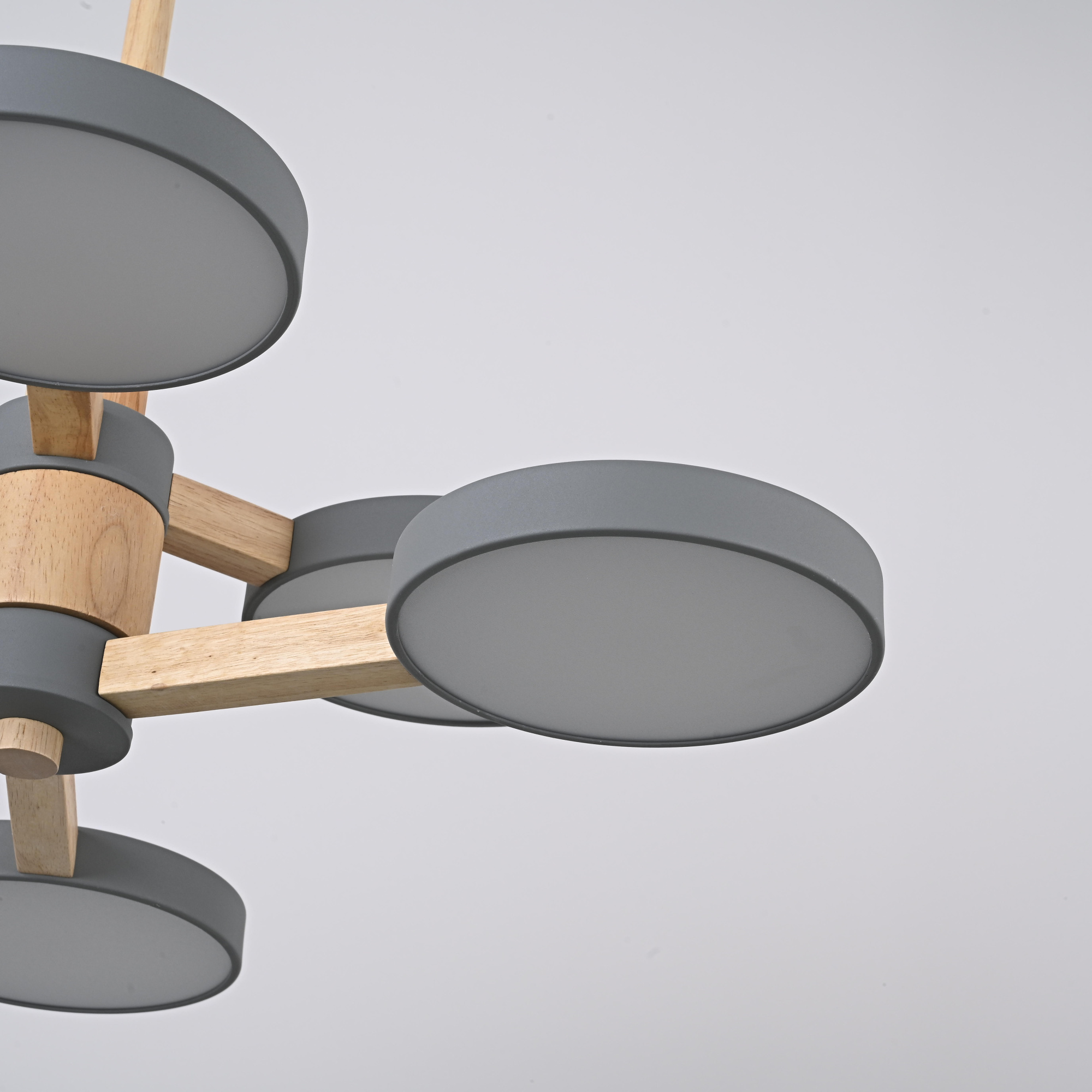 Подвесная люстра TURNA DBL L6 Gray by ImperiumLoft