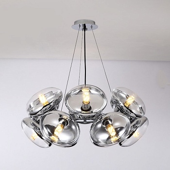 Подвесная люстра GRAZ 12 Хром by ImperiumLoft