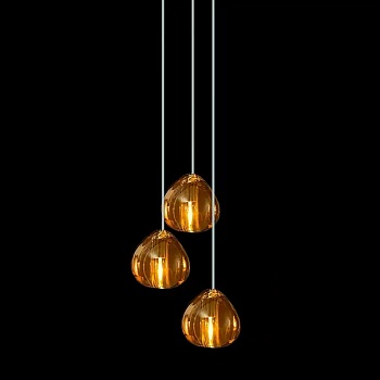 Подвесной светильник METEORA B COMBO D25 Amber by ImperiumLoft