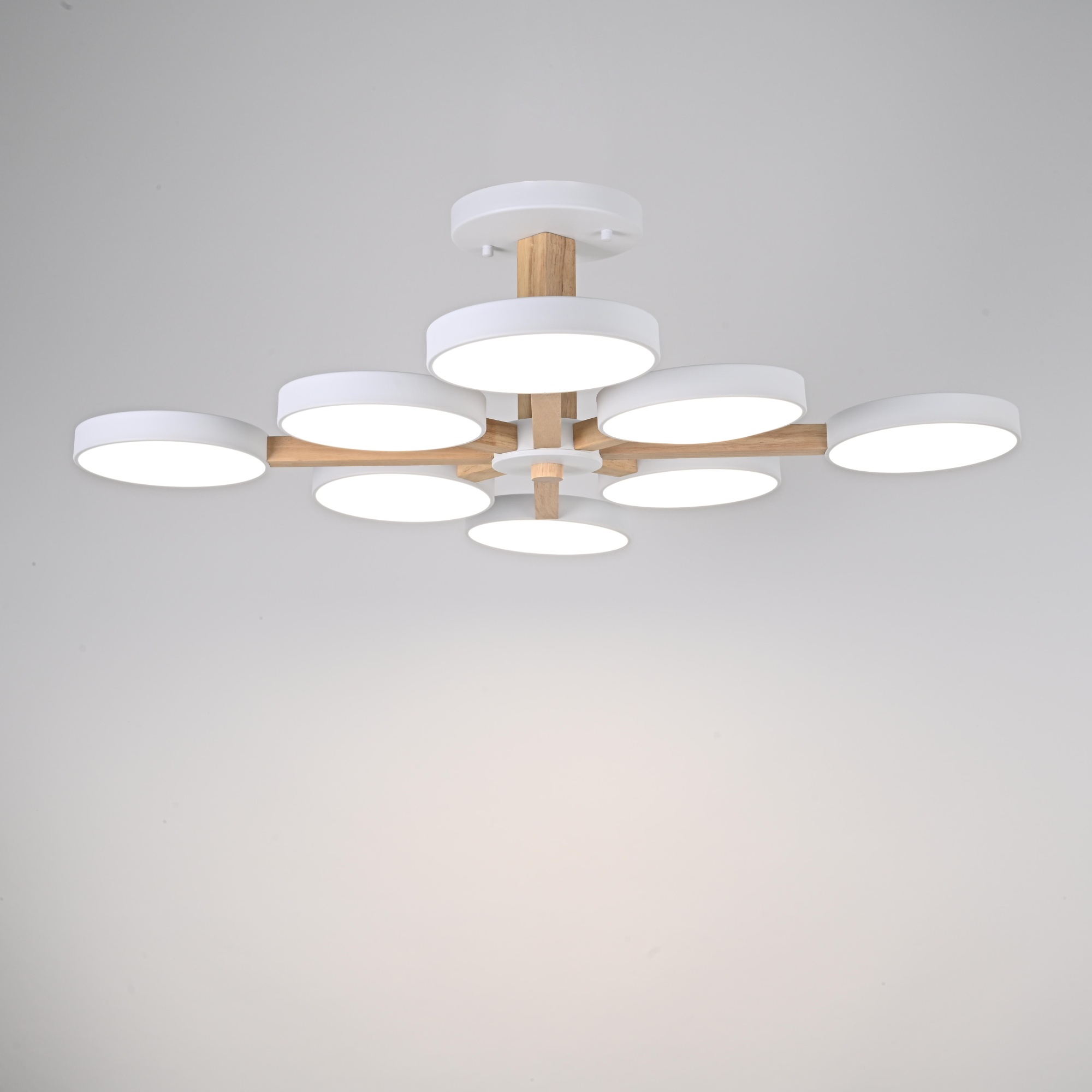 Потолочный светильник TURNA L8 White by ImperiumLoft