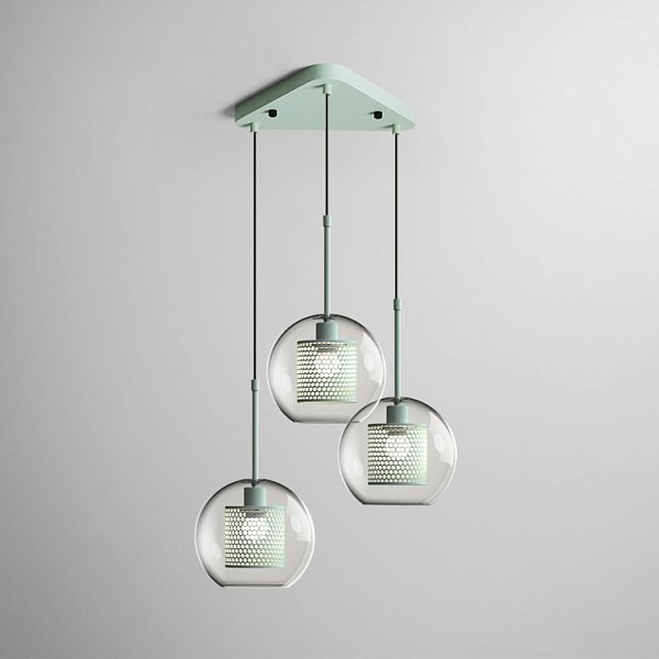 Подвесной светильник CATCH TRIO MINT by ImperiumLoft