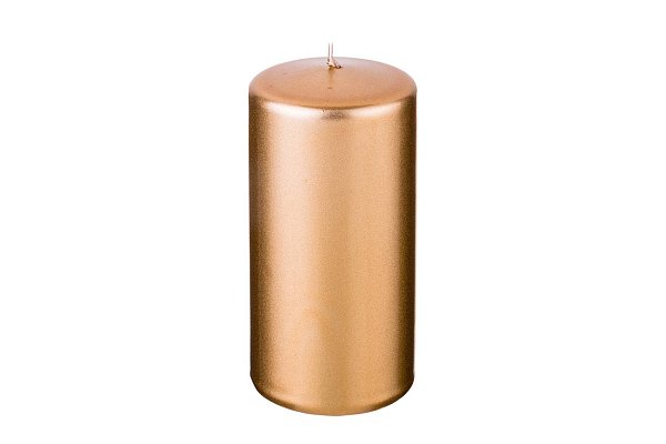 Свеча декоративная золотая Garda Decor 348-607