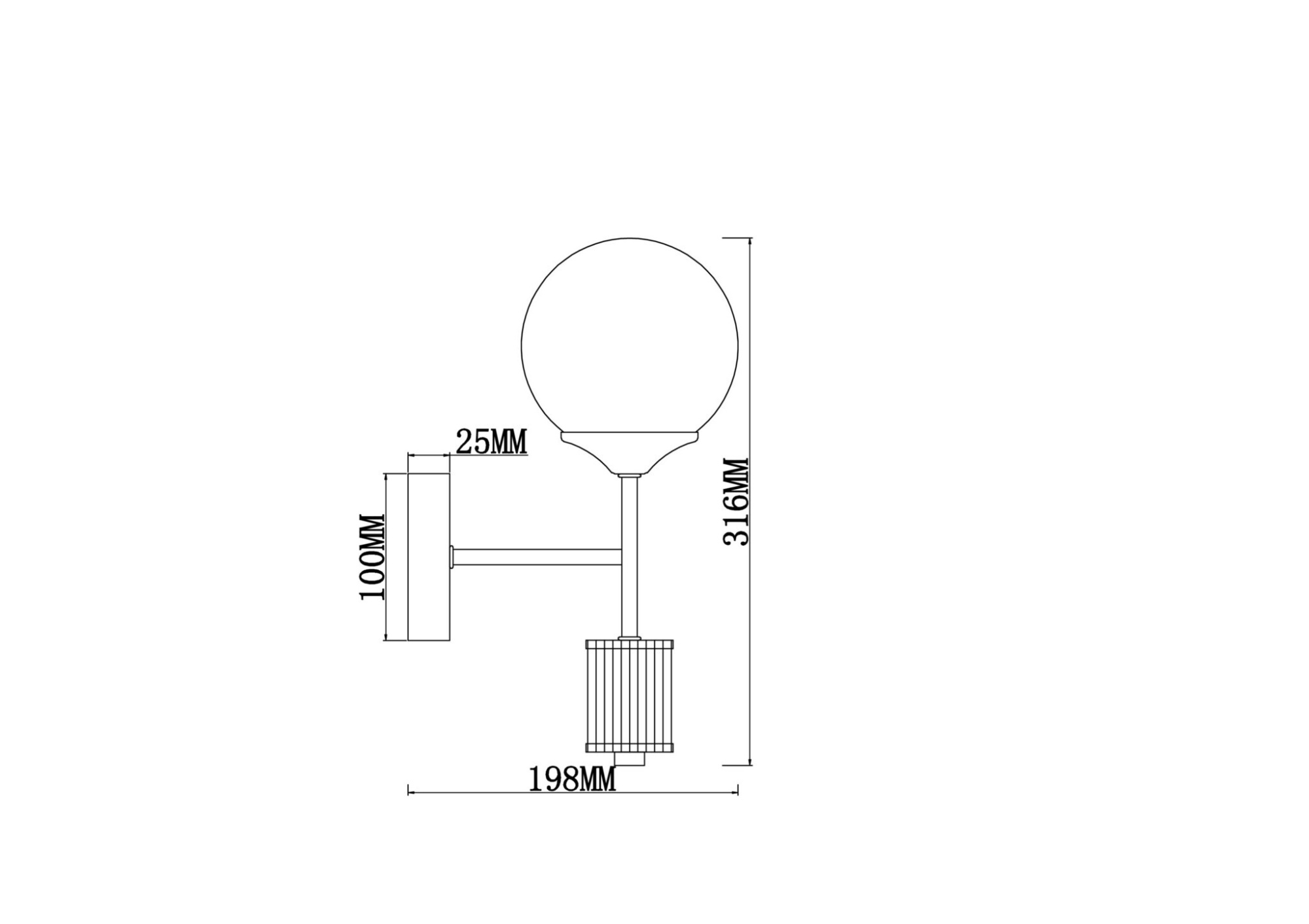 Настенный светильник Freya FR5185WL-01BS