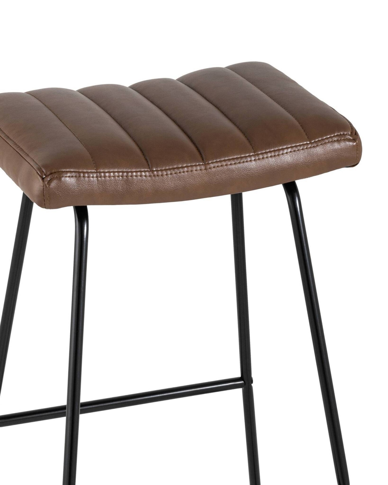 Стул барный Ковбой экокожа коричневый Stool Group