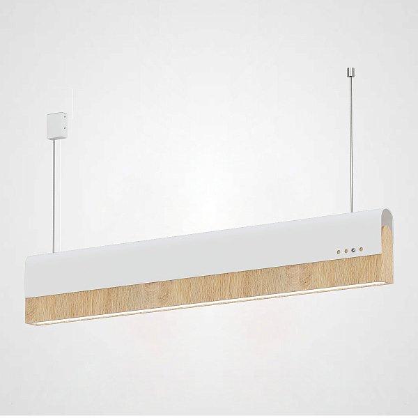 РЕЕЧНЫЙ ПОДВЕСНОЙ СВЕТИЛЬНИК BOOK 3 L120 White by ImperiumLoft
