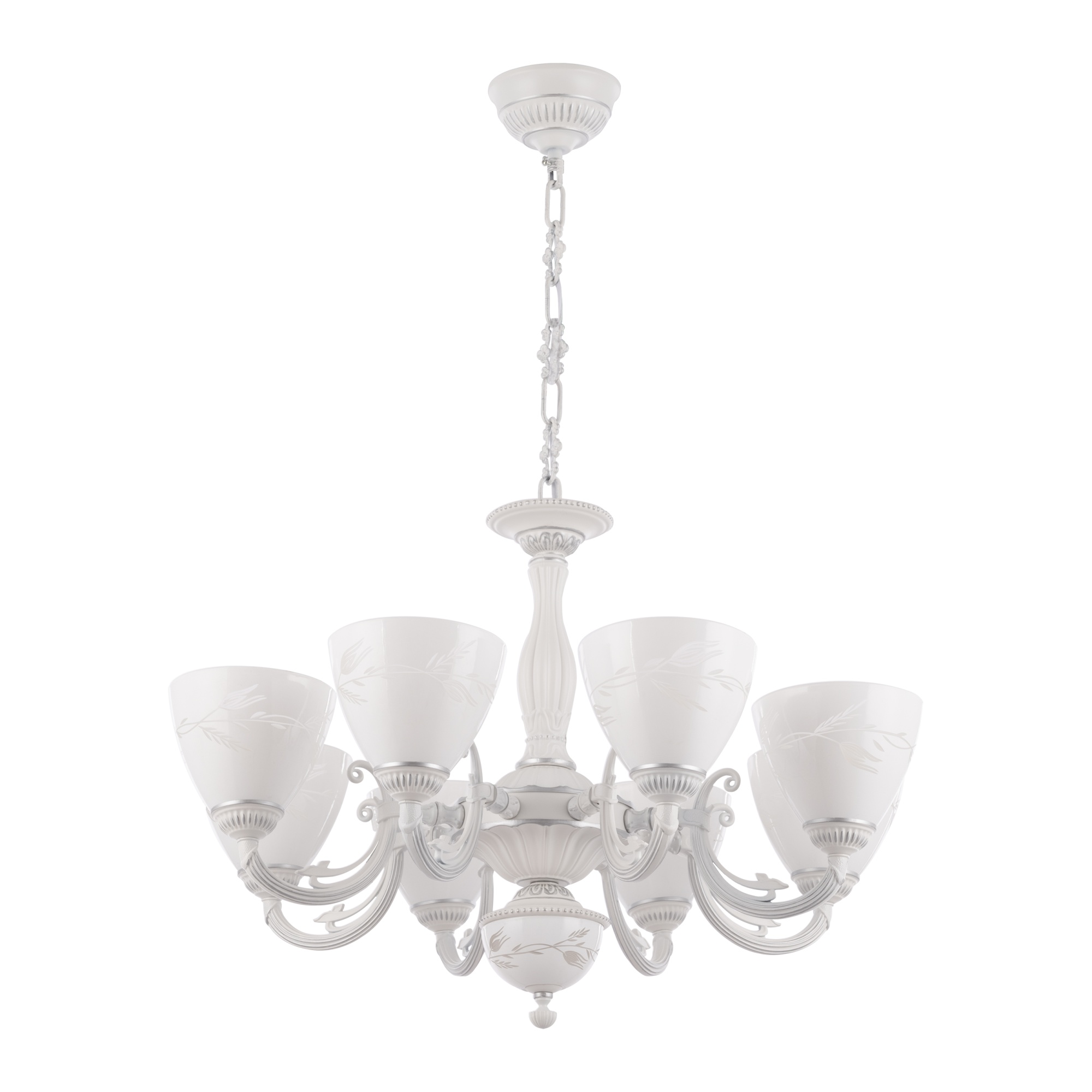 Люстра с плафонами 343659/8 WT+SL Arte Milano