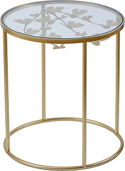 Столик интерьерный со стеклянной столешницей Glasar 57-292/2