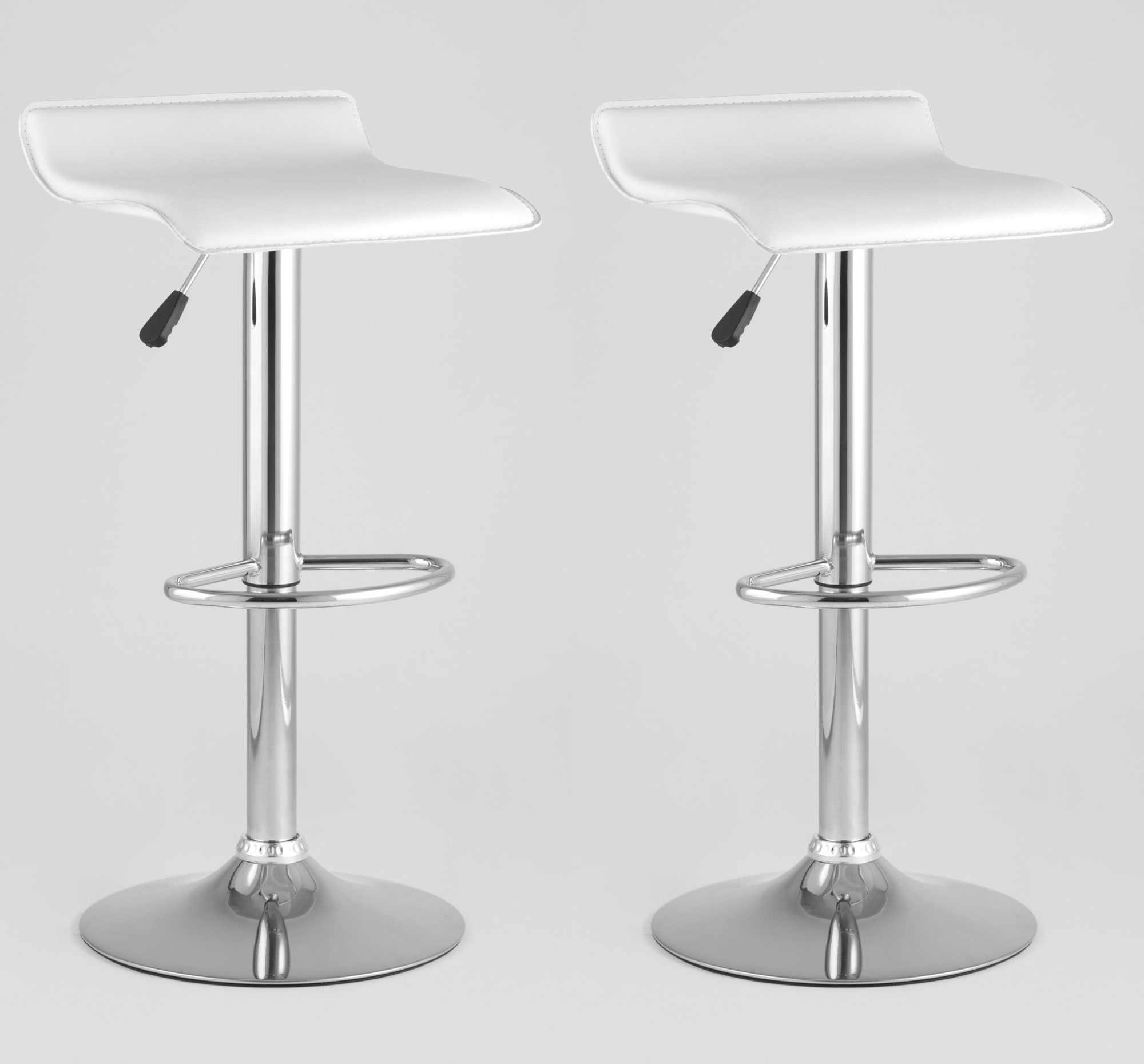 Стул барный Хай-Тек белый 2 шт Stool Group