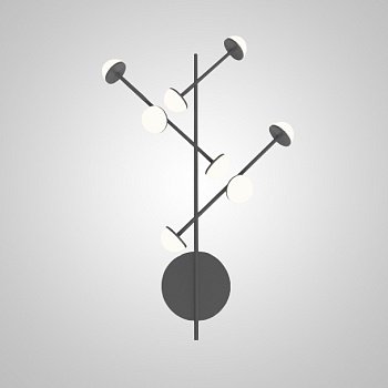 Настенный светильник HILVI WALL L48 Black by ImperiumLoft