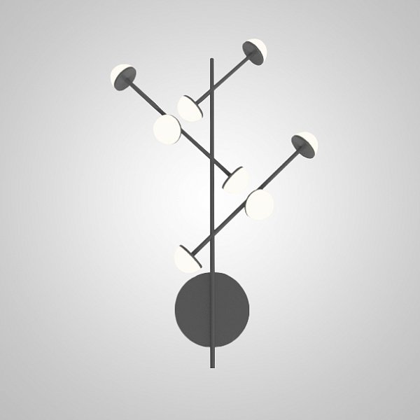 Настенный светильник HILVI WALL L48 Black by ImperiumLoft