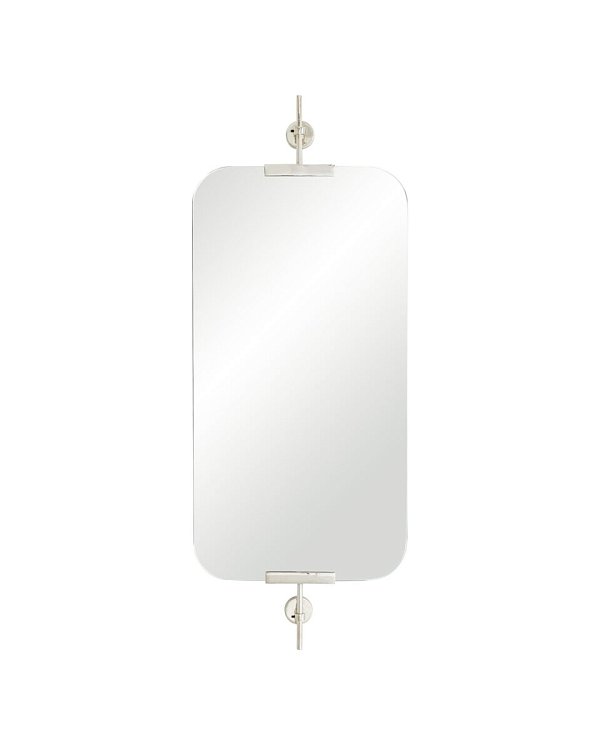Серебряное настенное зеркало Линарес Louvre Home LHDWM281523ZYH