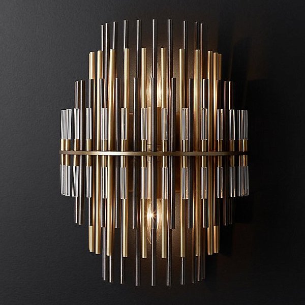 Бра Restoration Hardware Emile Sconce Burnished Brass