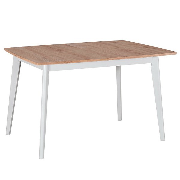 Стол Oslo раскладной 120-160x80x76см, Дуб Навара, белый Bradex Home RF 0336