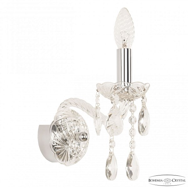 Бра хрустальные 107B/1/141 Ni Bohemia Ivele Crystal