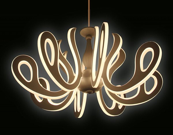 Подвесная люстра Ambrella FK82/8 WH 504W D820