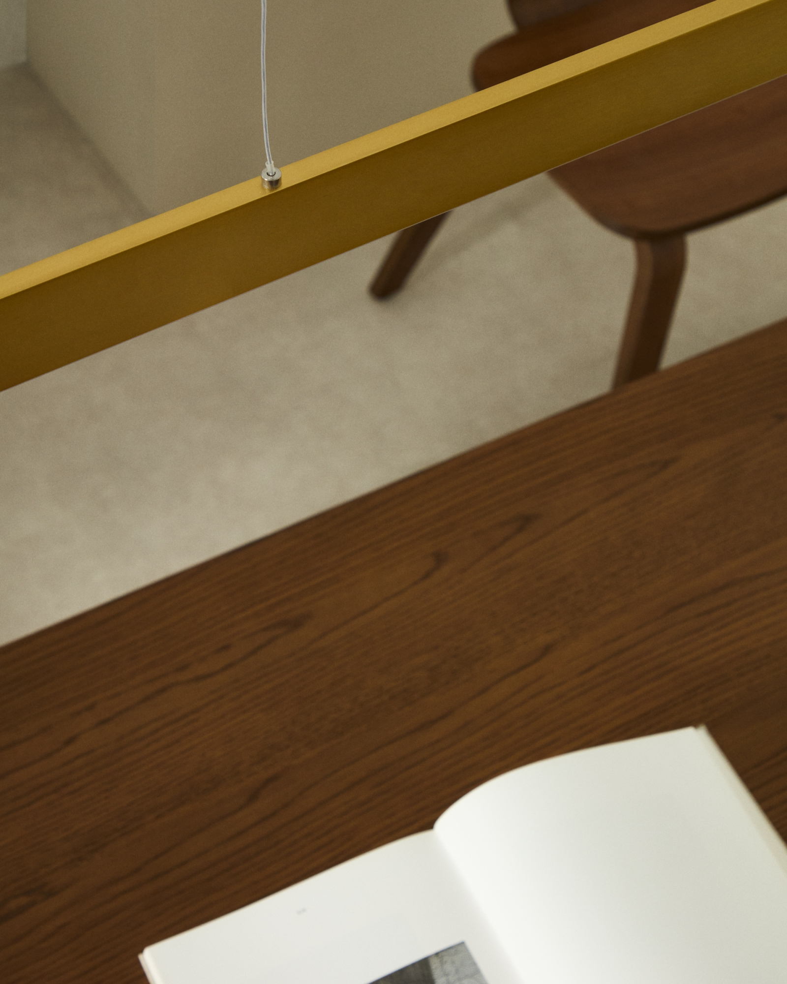 Подвесной светильник Boadella из алюминия с золотой отделкой La Forma (ex Julia Grup)