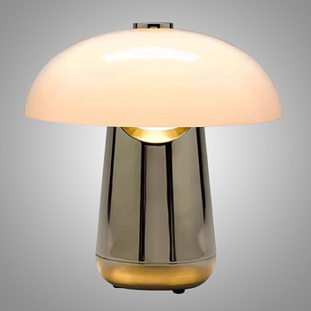 Настольная лампа Ongo Chrome White by ImperiumLoft