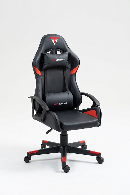 Кресло спортивное TopChairs Warden черно-красный Stool Group